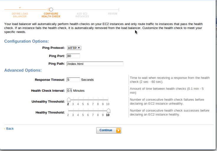 ConfigureHealthCheck